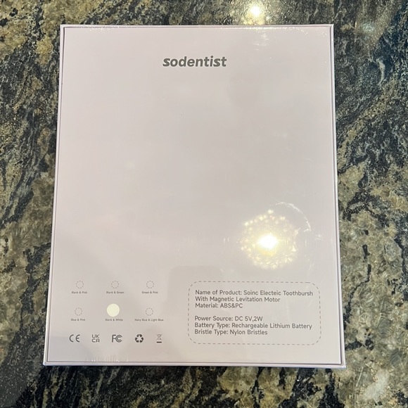 NWT SODENTIST Sonic Toothbrush 2 Pack - Picture 3 of 5